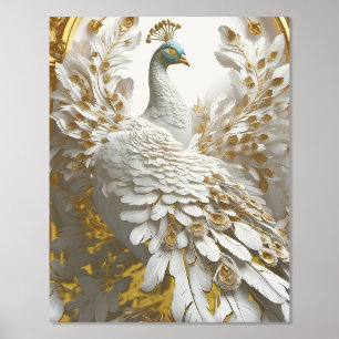 Impresión de Relieve metalizado, tamaño: 11" x 14"