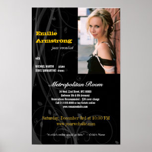 Impresión de rendimiento de cabaré