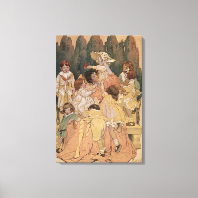 Impresión de reproducción de "Jardín del Niño" (Anverso)