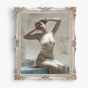 Impresión de retrato de baño, Arte de pared IMPRIM