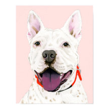 Impresión de retrato de perro