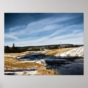 Impresión de río Firehole