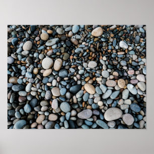 Impresión de rocas de playa, papel de póster de va