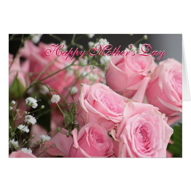 Impresión de Rosa de jardín rosa (Anverso (Horizontal))