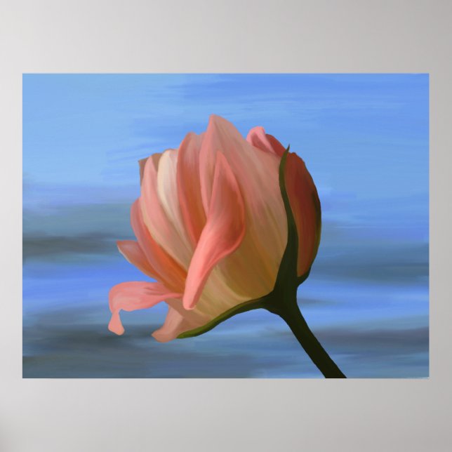 Impresión de Rosa de paginación (Frente)