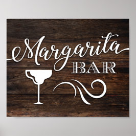 Impresión de Rótulo de BAR MARGARITA de Moda Rústi