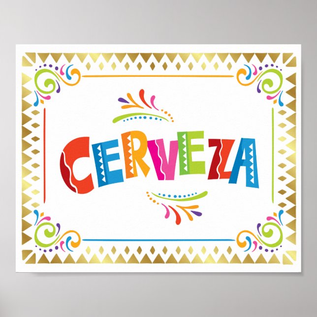 Impresión de Rótulo de cerveza Fiesta CERVEZA Fies (Frente)