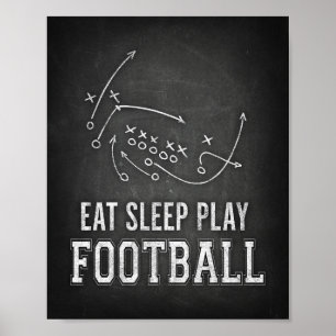 Impresión de Rótulo de  de FÚTBOL SLEEP PLAY