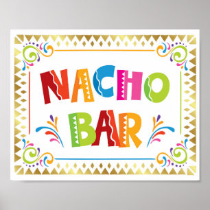 Impresión de Rótulo Fiesta de NACHO BAR Fiesta