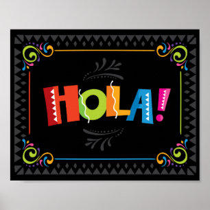 Impresión de Rótulo Fiesta Fiesta HOLA