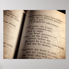 Impresión de salmo 16