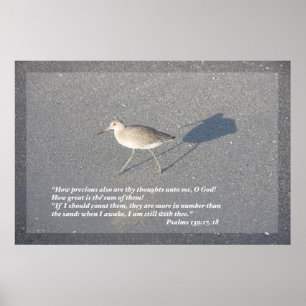 Impresión de salmos 139:17-18