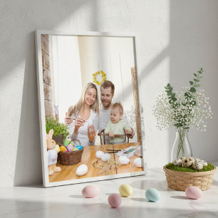 Impresión de satén de pascua de 8" x 10" para foto
