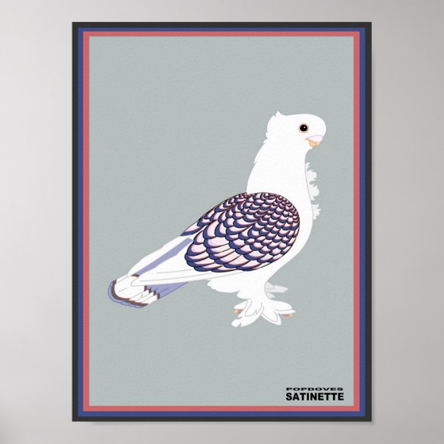 Impresión de satinette (Frente)