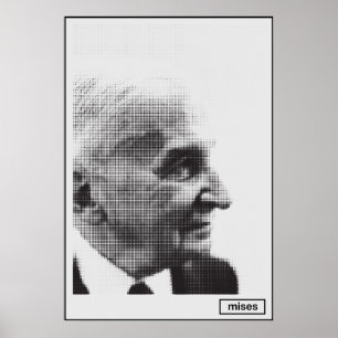 Impresión de semitono de Ludwig von Mises