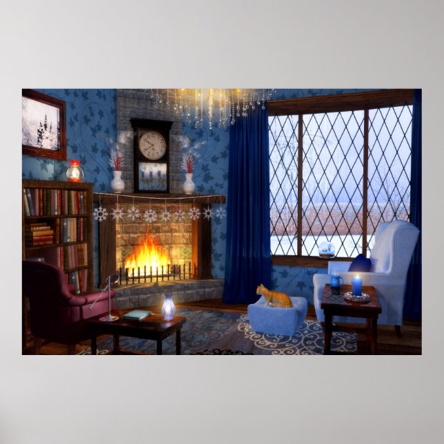 Impresión de serenidad de invierno (Frente)