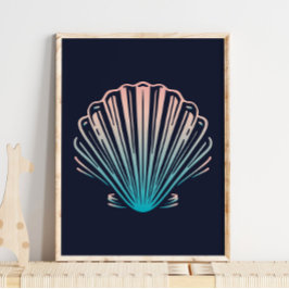 Impresión de shell de mar | Impresión de pared de