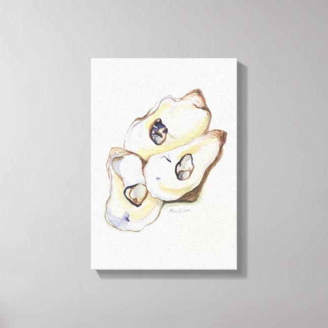 Impresión de shell oyster (Anverso)