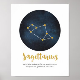 Impresión de signo de estrella de Sagittarius