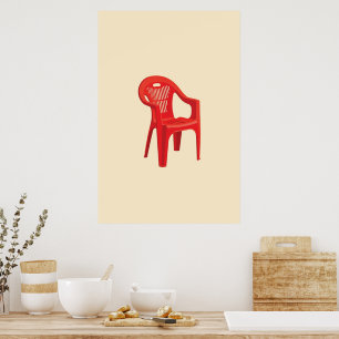 Impresión de Silla Roja