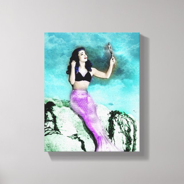 Impresión de sirena Rockabilly (Anverso)