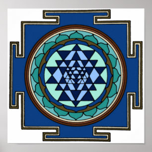Impresión de Sri Yantra