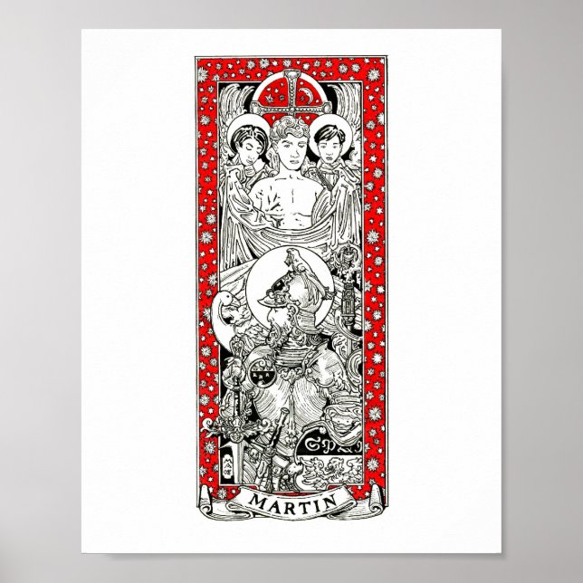 Impresión de St. Martin de Tours 8" x 10" (Frente)