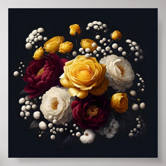 Impresión de sublimación de color amarillo borgoño (Frente)