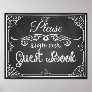 Impresión de tablero de anuncios de boda "Libro de