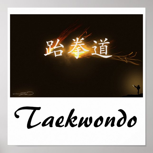 Impresión de Taekwondo (Frente)