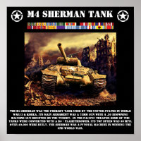 Impresión de tanque Sherman M4
