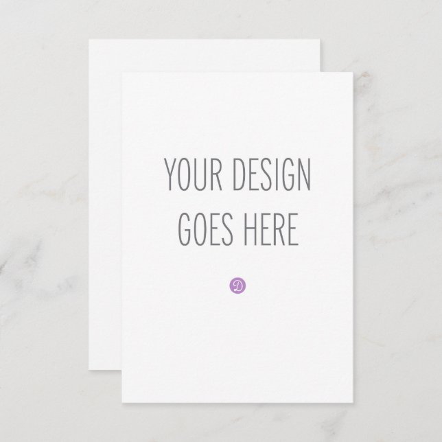 Impresión de tarjeta de gabinete de respuesta A1 ( (Anverso / Reverso)