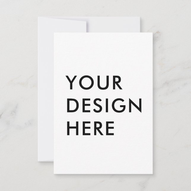 Impresión de tarjeta de respuesta vertical de 3,5  (Anverso)