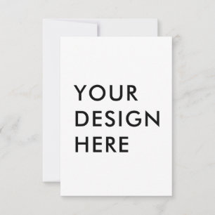 Impresión de tarjeta de respuesta vertical de 3,5 