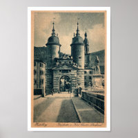 IMPRESIÓN DE TARJETA POSTAL HEIDELBERG ALEMANIA 19