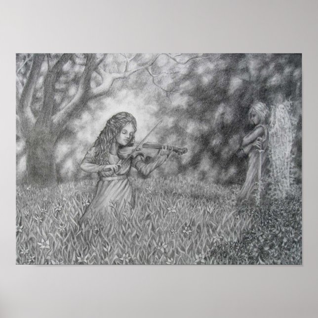 Impresión de tarjeta St. Cecilia (Frente)