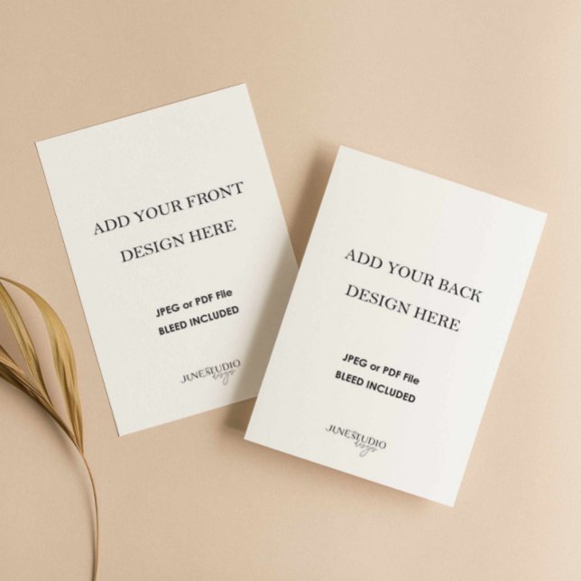 Impresión de tarjetas a doble cara de 10,8 x 14 cm (4.25x5.5 inches Double sided card print, details card, RSVP enclosure card printing)