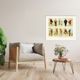 Impresión de tarjetas de cigarrillos de golf de vi