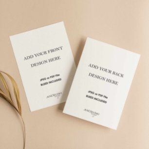 Impresión de tarjetas de doble cara de 4,25 x 5,5"