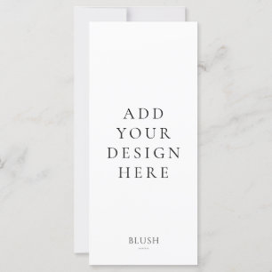 Impresión de tarjetas de menú de 4"x9"