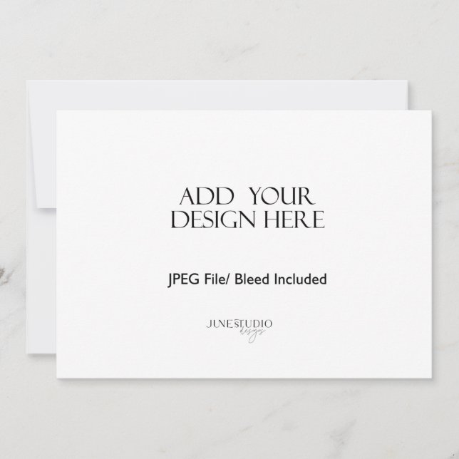 Impresión de tarjetas de paisaje de 5 x 7" (Anverso)