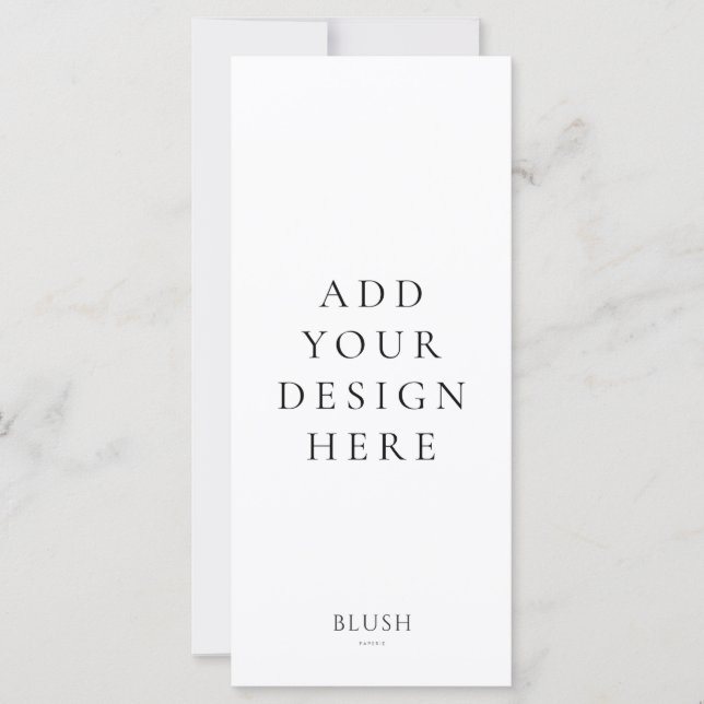 Impresión de tarjetas de programa de 4"x9" (Anverso)