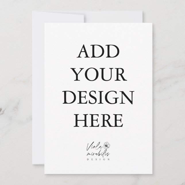 Impresión de tarjetas de retrato de 5"x7" (Anverso)