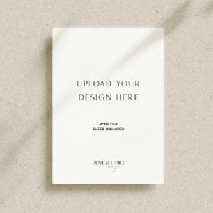 Impresión de tarjetas de un solo lado de 5 x 7"