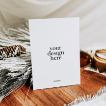 Impresión de tarjetas de vacaciones planas