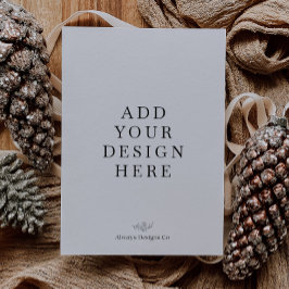 Impresión de tarjetas de vacaciones retratos de 5 