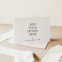 Impresión de tarjetas dobladas de agradecimiento, 