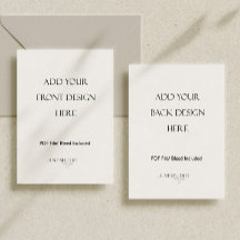 Impresión de Tarjetas Doble Cara de 5x7"