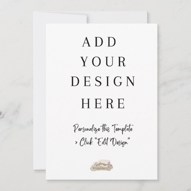 Impresión de Tarjetas Planas 5x7" (Anverso)