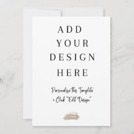 Impresión de tarjetas planas de 5x7"